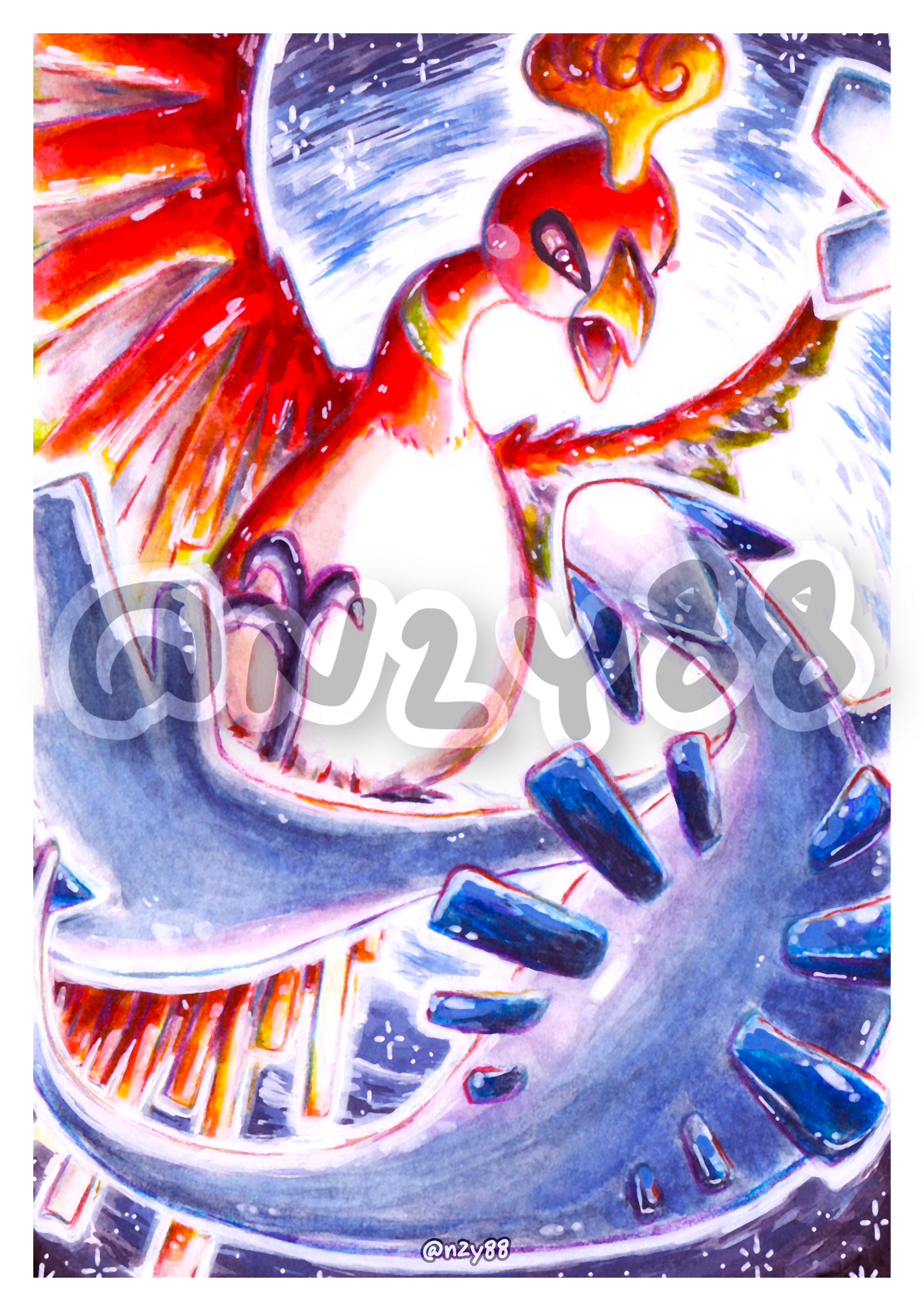*Updated* A6/A5 Photo Prints: Pokémon Watercolor/Acrylic Paintings