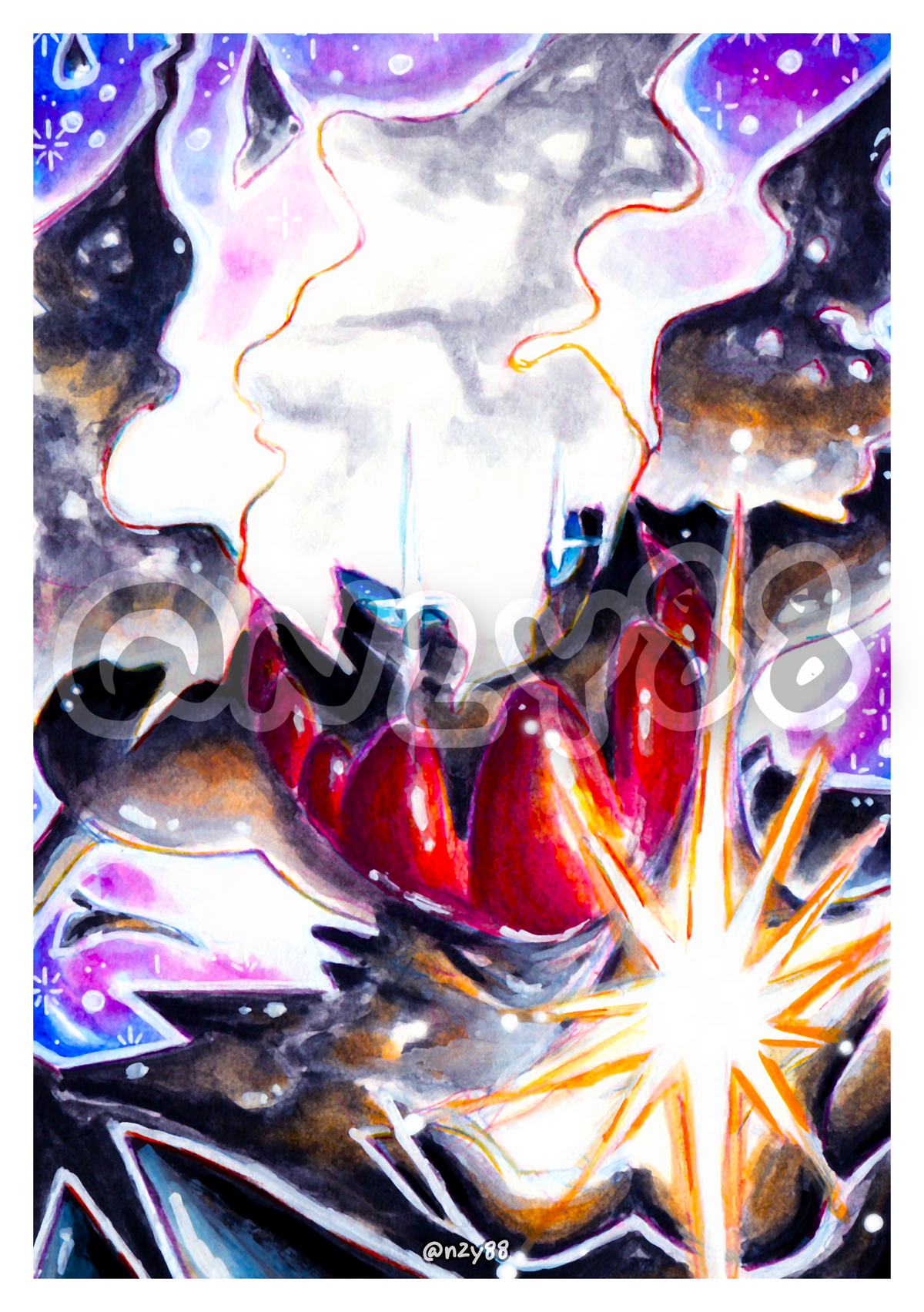 *Updated* A6/A5 Photo Prints: Pokémon Watercolor/Acrylic Paintings