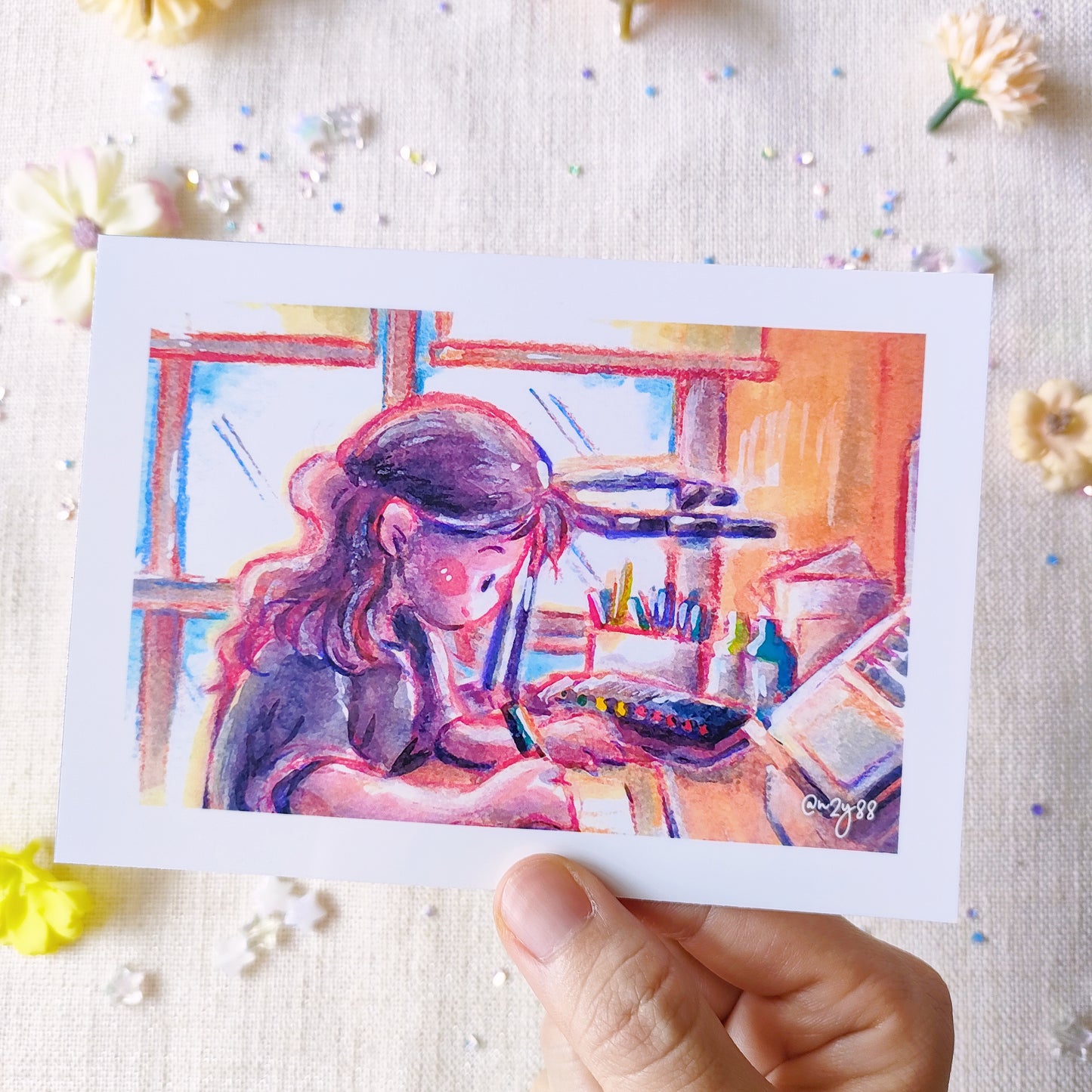 A6 Photo Prints: DoodleWash June & July Illustrations