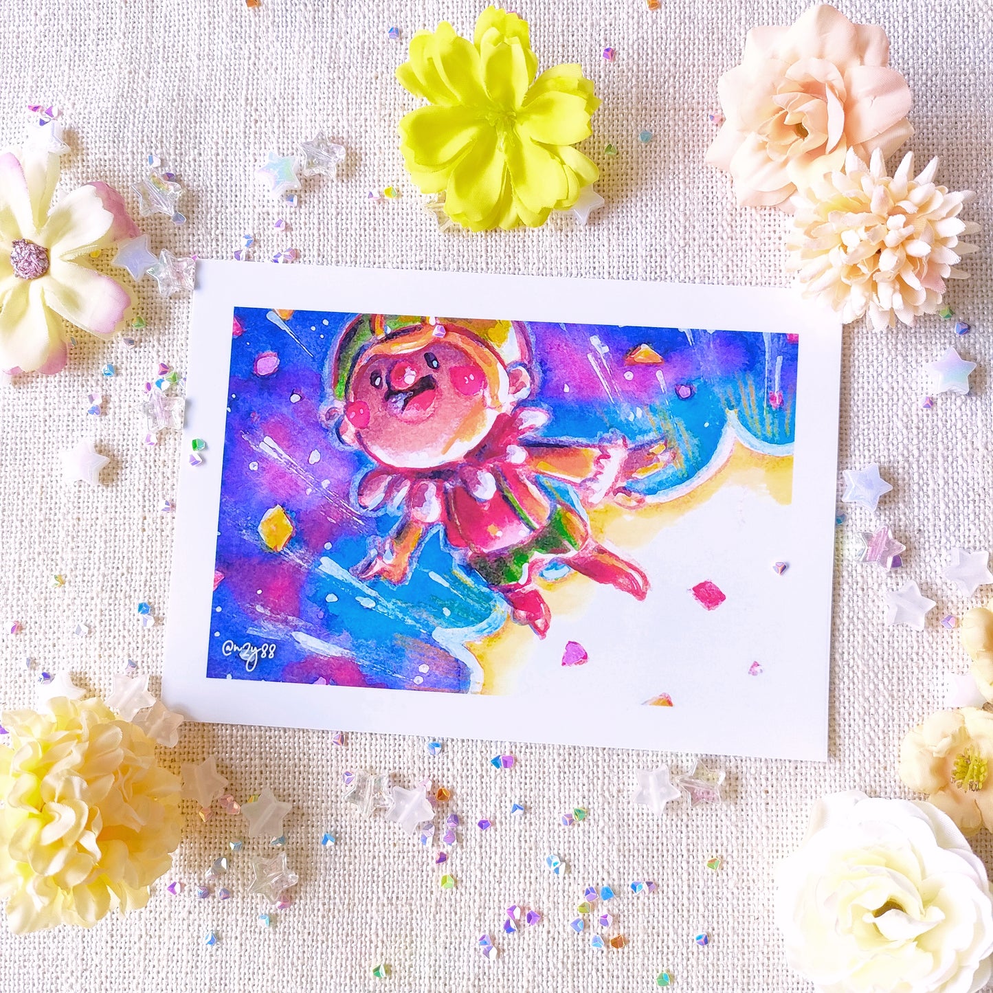 A6 Photo Prints: DoodleWash June & July Illustrations