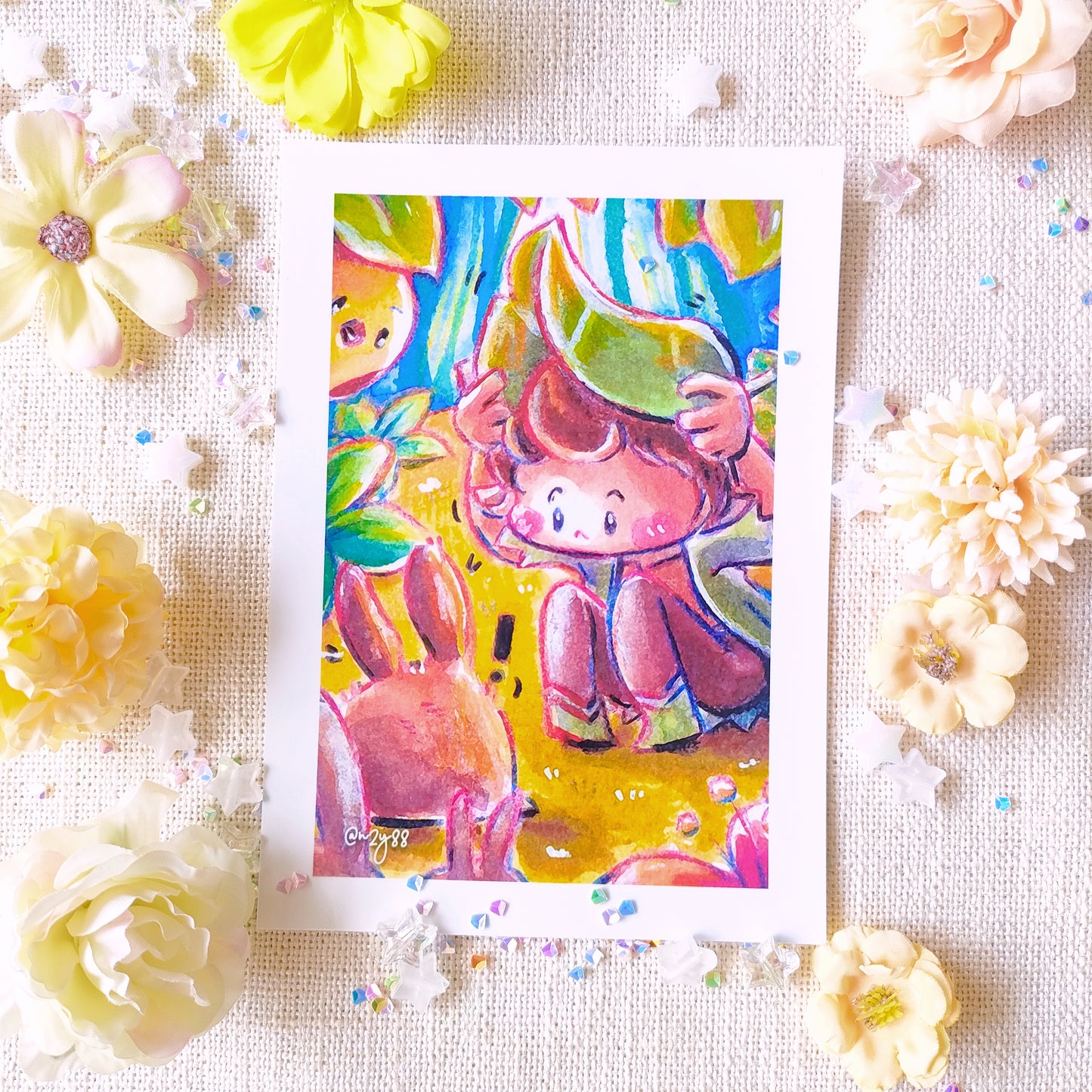 A6 Photo Prints: DoodleWash June & July Illustrations