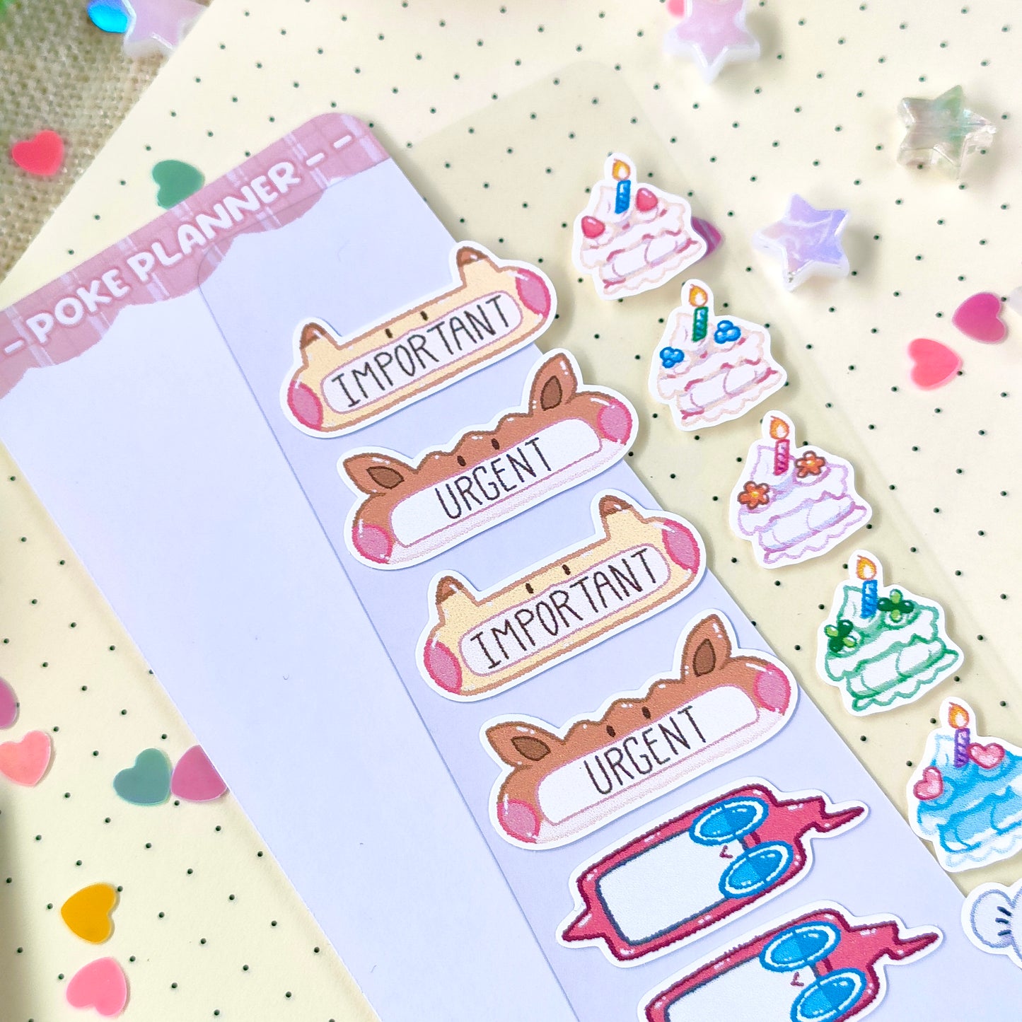 Bujo Planner Sticker Sheet: Pokemon Planner