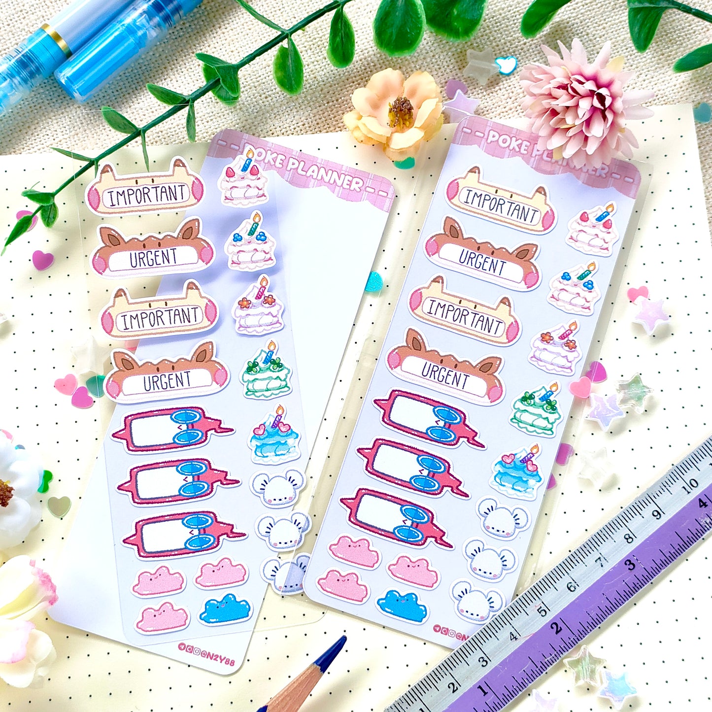 Bujo Planner Sticker Sheet: Pokemon Planner