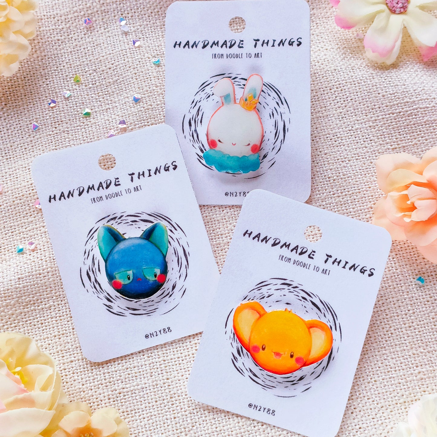 Handmade Shrink Accessories: CardCaptor Sakura Series Pins