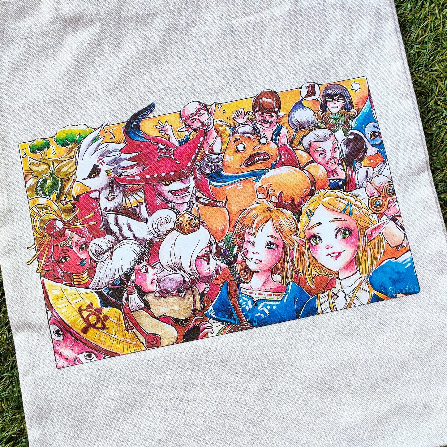 [[SALE]] Printed Tote Bags: Legend of Zelda Series (Linktober 2020)