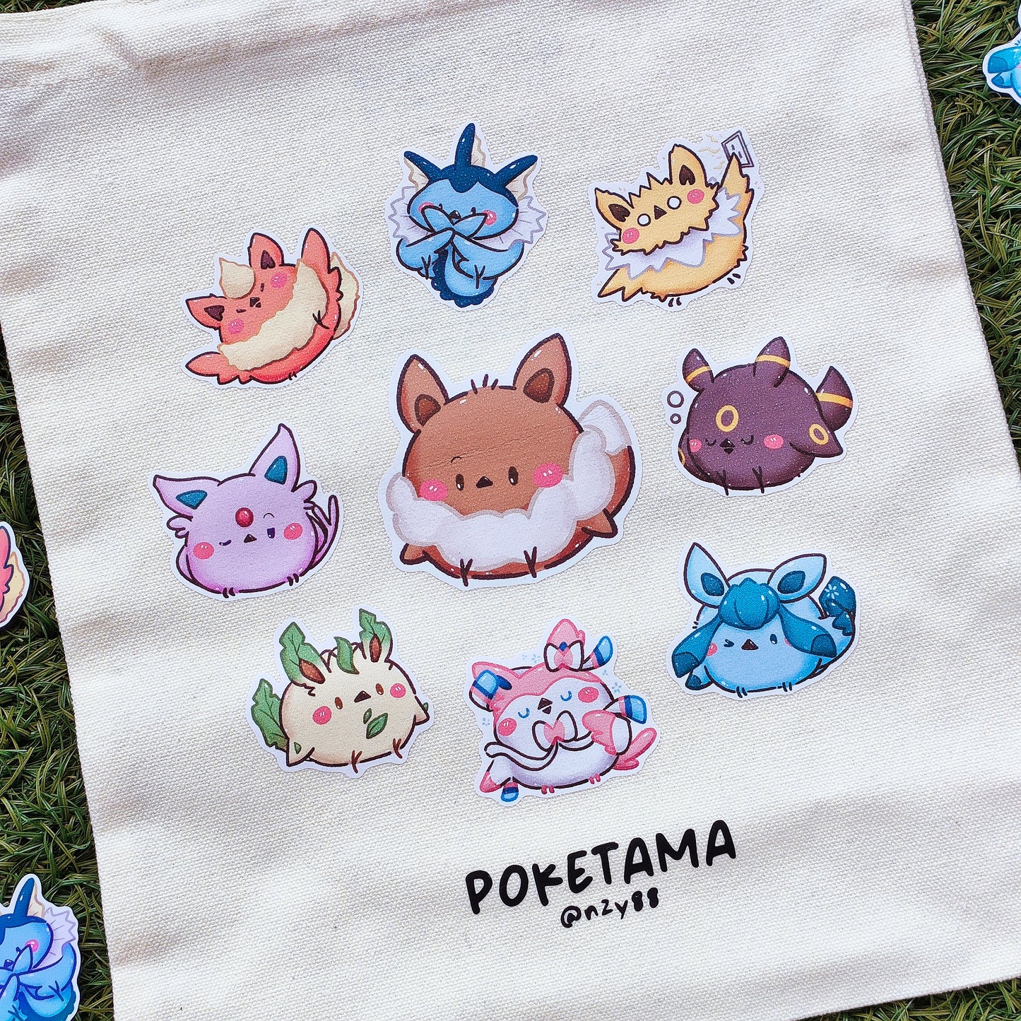 [[SALE]] Printed Tote Bags: Poketama Series - Eeveelutions