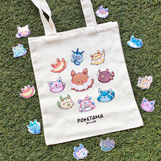 [[SALE]] Printed Tote Bags: Poketama Series - Eeveelutions