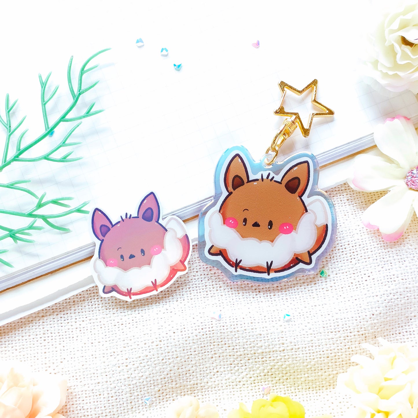 =UPDATED= Rainbow Acrylic Charms: Poketama Series