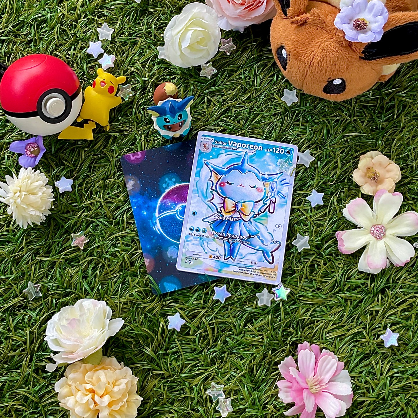 Custom Cards Set 2: Pokémon Eeveelutions (9 designs)