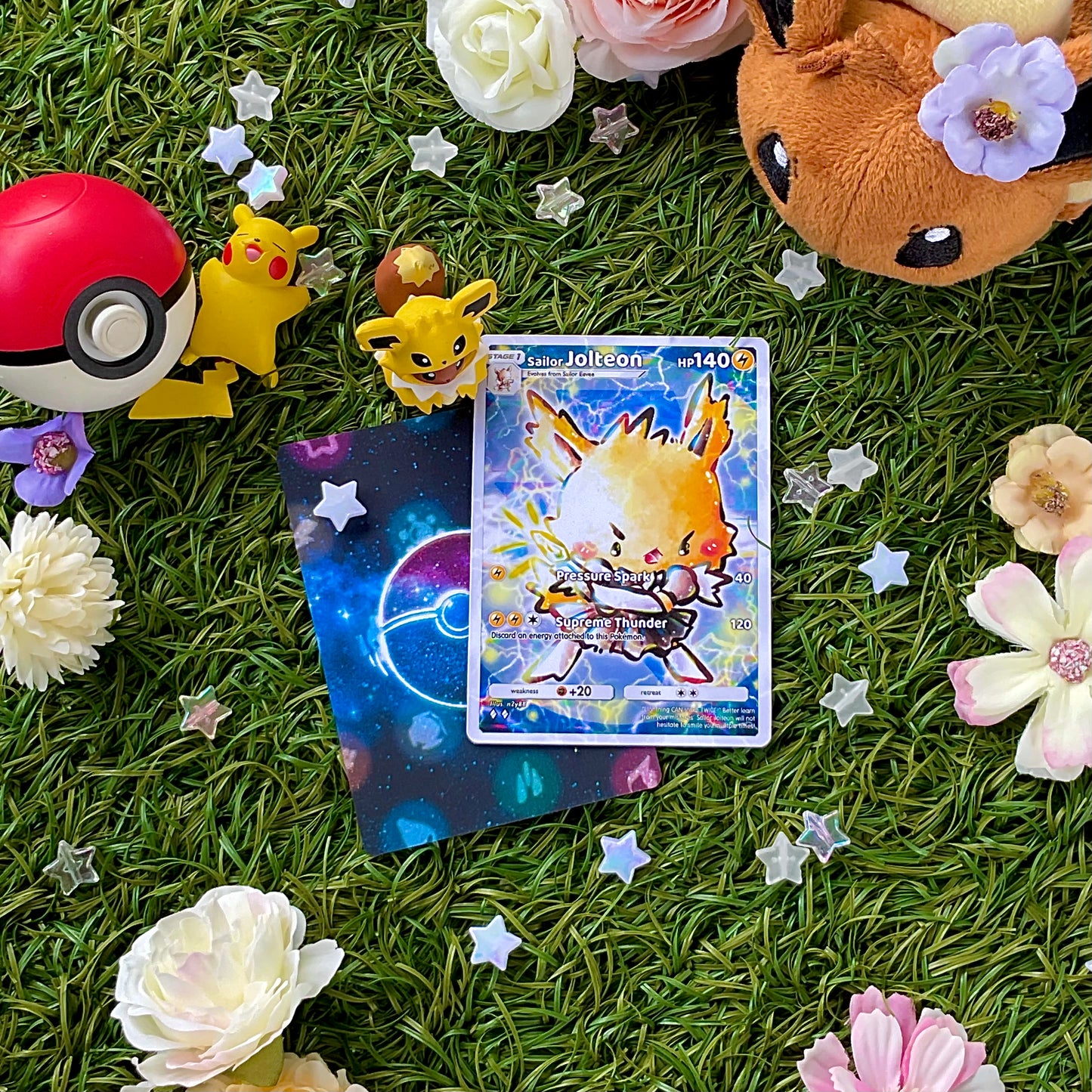 Custom Cards Set 2: Pokémon Eeveelutions (9 designs)