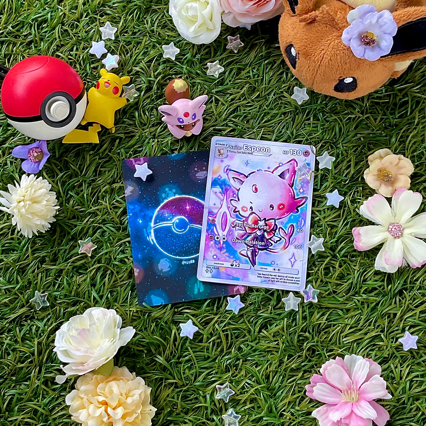 Custom Cards Set 2: Pokémon Eeveelutions (9 designs)