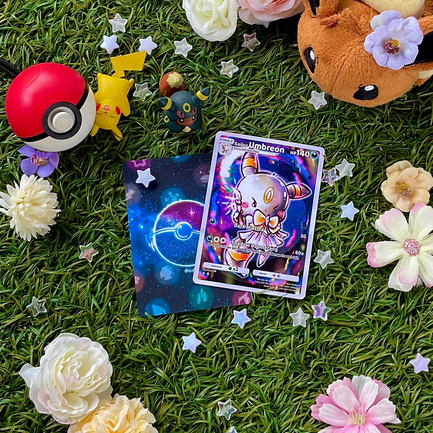 Custom Cards Set 2: Pokémon Eeveelutions (9 designs)