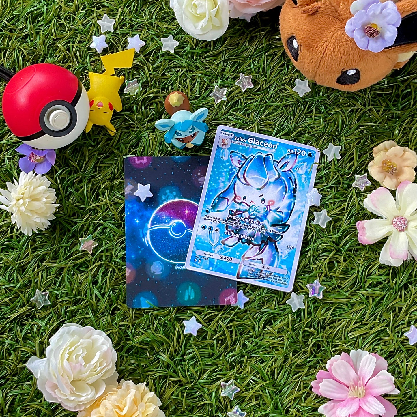 Custom Cards Set 2: Pokémon Eeveelutions (9 designs)