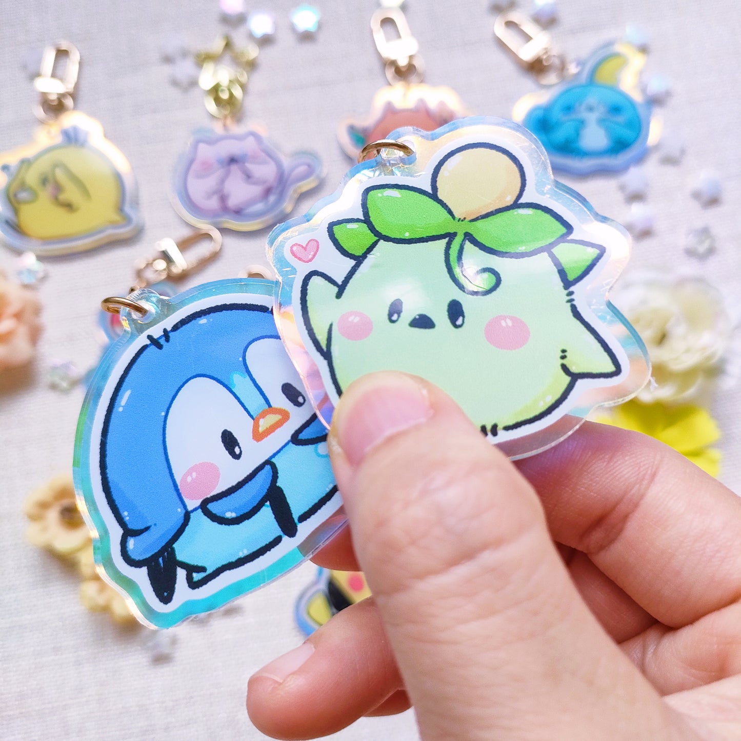 =UPDATED= Rainbow Acrylic Charms: Poketama Series