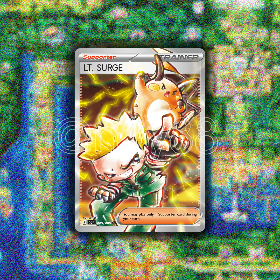 Custom Cardo Set 3: Gen 1 Gym Leaders (9 designs)