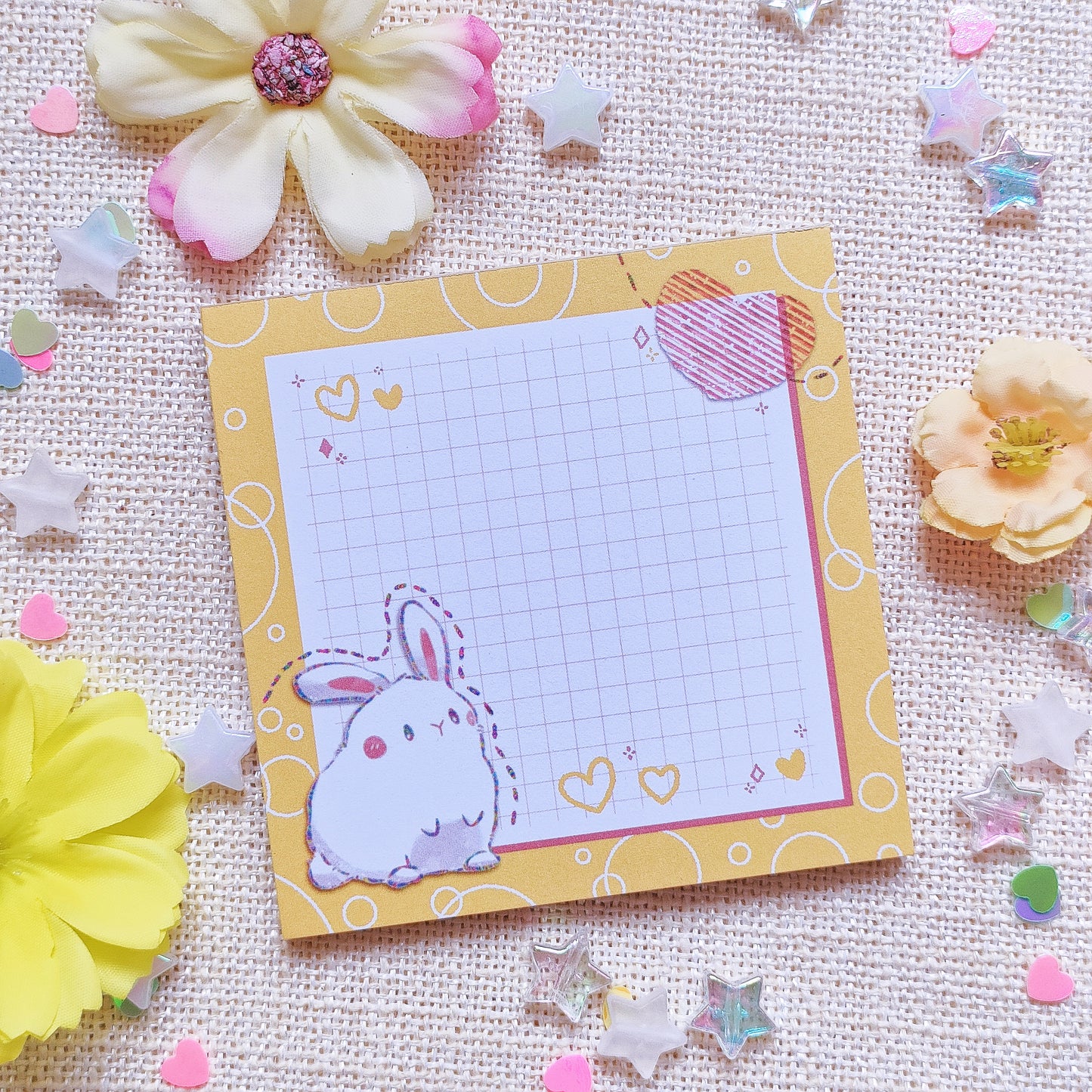 =PRICE REDUCED= Memo Pad (50 Sheets): Rainbow Line Series (Pets)