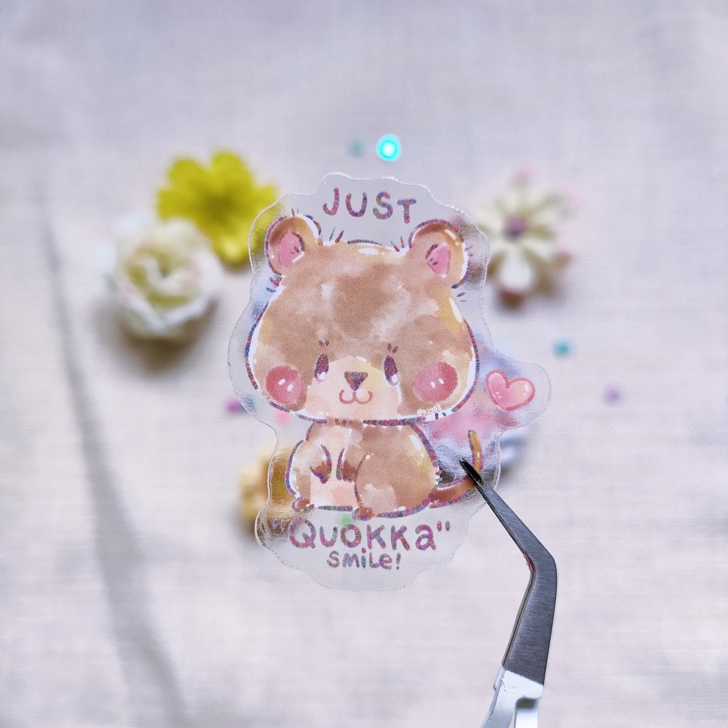 Waterproof, Clear and Durable: Cute Animal Stickers