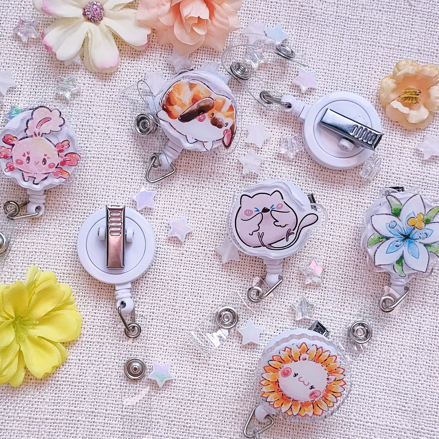 Choose Your Charm: Acrylic Clips or Retractable Lanyards