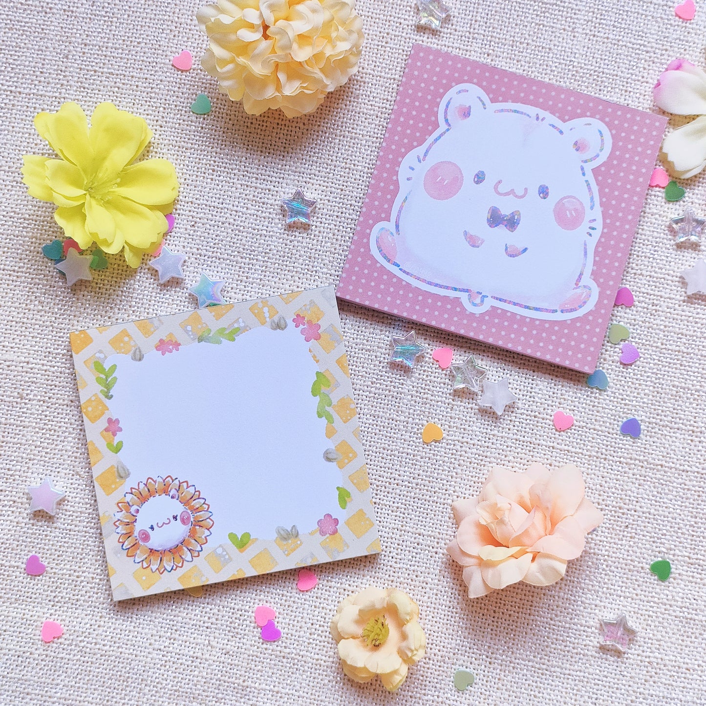 =PRICE REDUCED= Memo Pad (50 Sheets): Rainbow Line Series (Pets)