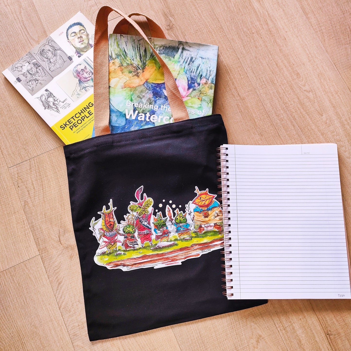 =UPDATED= Home-printed Zipper Tote bags: Legend of Zelda Linktober Challenge Illustrations