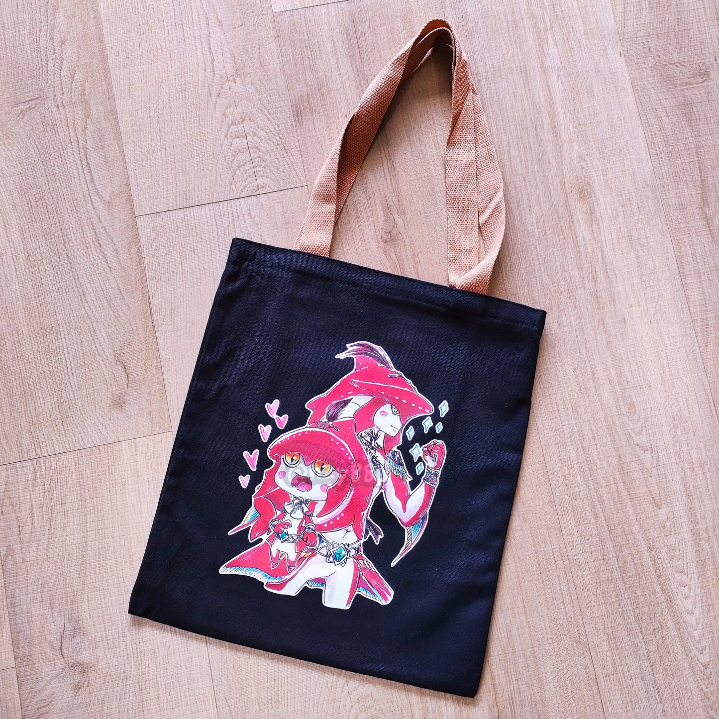 =UPDATED= Home-printed Zipper Tote bags: Legend of Zelda Linktober Challenge Illustrations