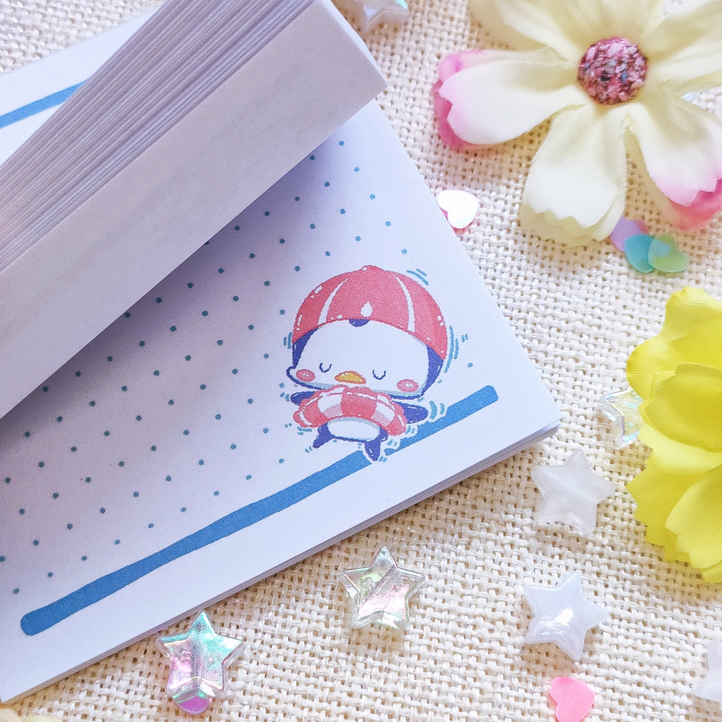 =PRICE REDUCED= Memo Pad (50 Sheets): Pop Penguins Set of 2