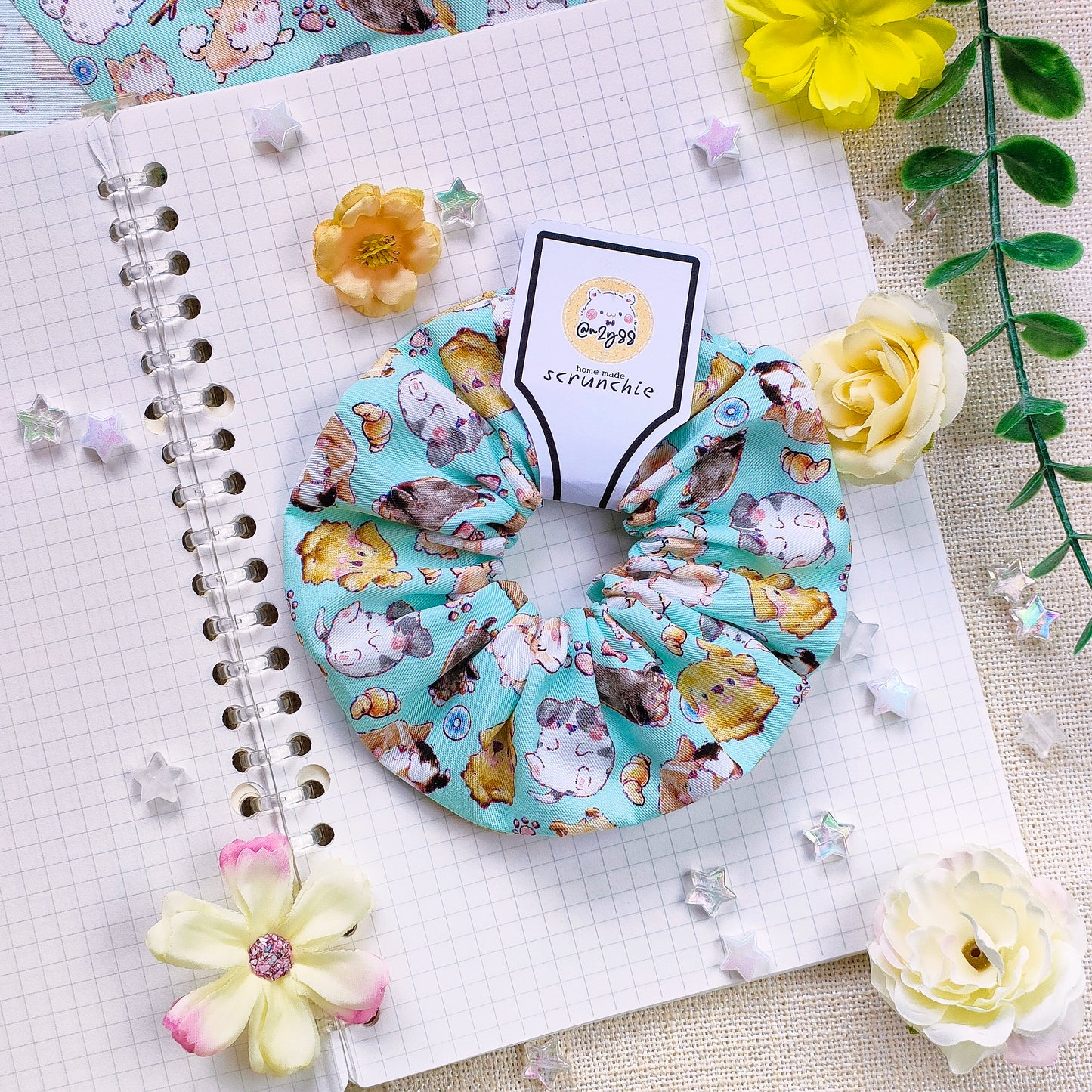 Home-Sewn Scrunchies: Doggos